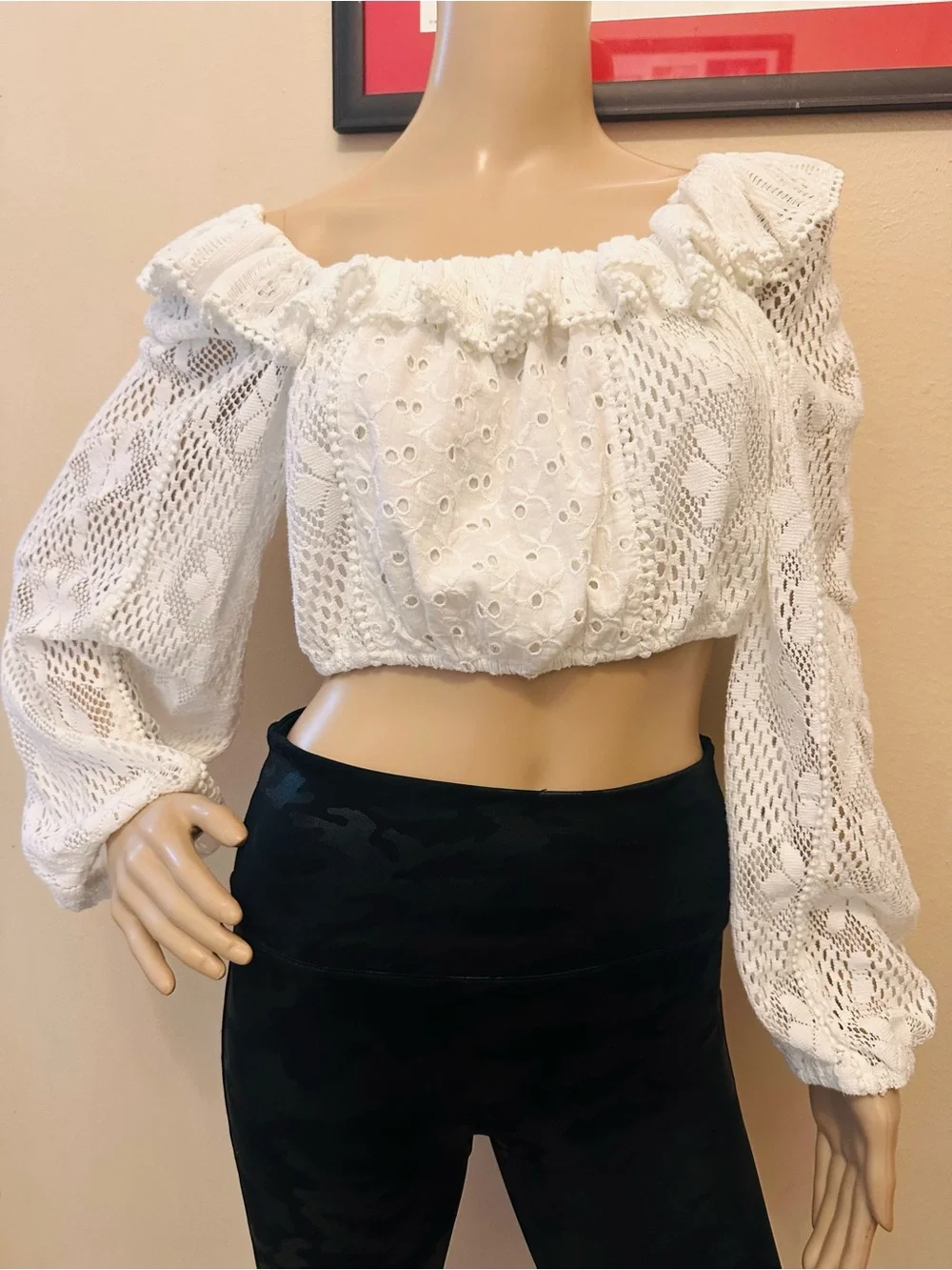 DORABELLA CROP TOP TRUE WHITE
